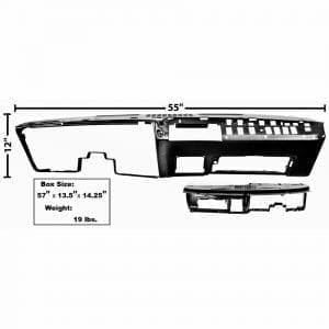 1968-1972 Chevy Nova Dash Panel Assembly