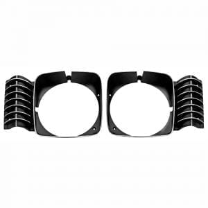 1968-1972 Chevy Nova Head Lamp Bezel Pair