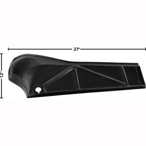 1968-1972 Chevy Nova Trunk Floor Extention Driver Side (LH)