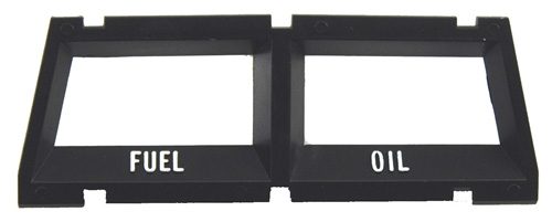 1968-1974 Chevrolet|Pontiac Nova|Chevy II|GTO Console Guage Fuel/Oil Bezel-CHQW-664