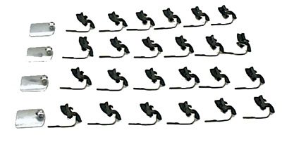 1968 Chevrolet Camaro Lower Body Molding Mounting Kit RS-CHQW-504A