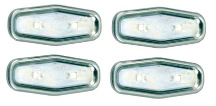 1968 Chevrolet Camaro Seat Back Emblem Retainer Kit