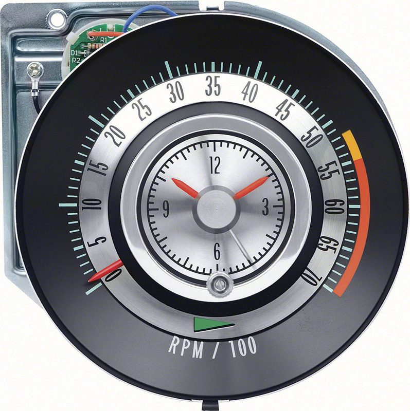 1968 Chevrolet Camaro Tachometer 5500 Redline Tic-Toc-OERK-6468713