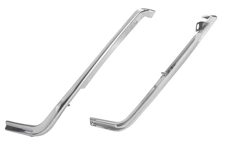 1968 Chevrolet Chevelle|Malibu|El Camino Fender Eyebrow Moldings w/ Hardware-P-C210224