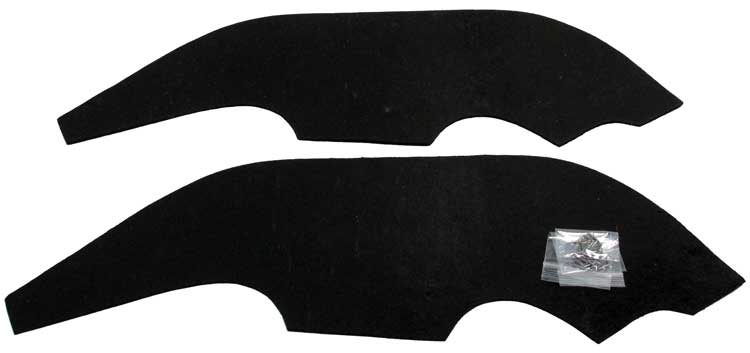1968 Chevrolet Chevy II Control Arm Dust Shield Kit w/Hardware-R-N106