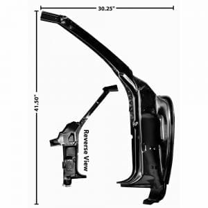 1968 Chevy Camaro or Pontiac Firebird Door Frame Inner Passenger Side (RH)