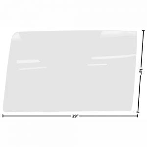 1968 Chevy Chevelle or Pontiac GTO Door Glass Left Coupe/Hardtop/Convertible Clear