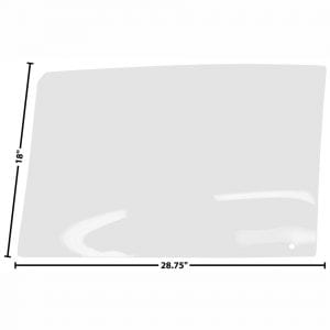 1968 Chevy Chevelle or Pontiac GTO Door Glass Right Coupe/Hardtop/Convertible Clear