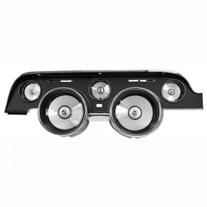 1968 Ford Mustang Instrument Bezel Black with Lens