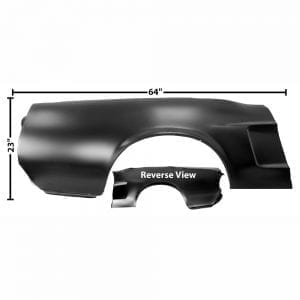 1968 Ford Mustang Quarter Panel Passenger Side (RH) Convertible