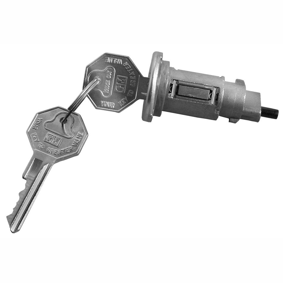 1968 GM Ignition Lock, Octagon Key Head