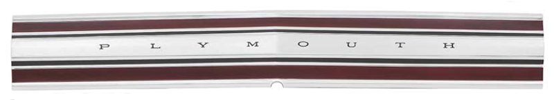 1968 Plymouth Road Runner Trunk Trim Finish Panel
