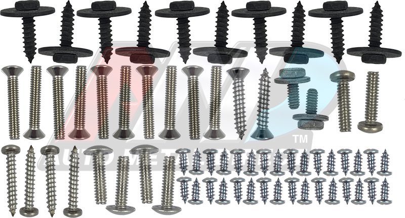 1968 Plymouth Satellite Exterior Trim Screw Kit-SWA-271244