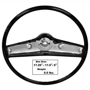 1969-1970 Chevrolet| Pontiac Camaro| Chevelle| El Camino| Firebird| Impala| Monte Carlo| Nova Steering Wheel Black