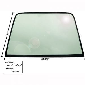 1969-1970 Ford Mustang Rear Window Glass Fastback