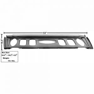 1969-1970 Ford Mustang Trunk Divider/Package Shelf