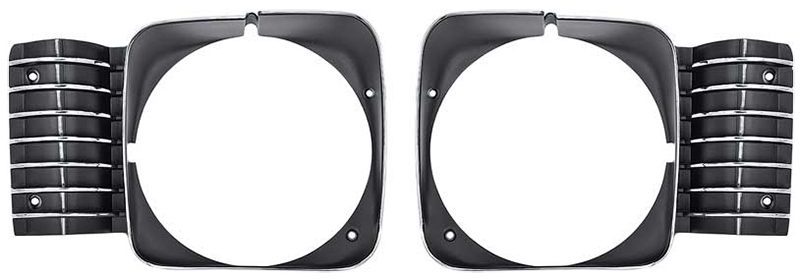 1969-1972 Chevrolet Nova Headlamp Bezels