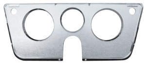 1969-1972 Chevy/GMC Pickup 3 HOLE DASH BEZEL (CHROME)-DYN1146F