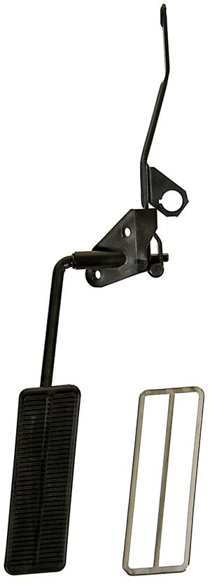 1969 Chevrolet Camaro Accelerator Pedal Assbly through Firewall w/Pad & Trim-CHQW-633