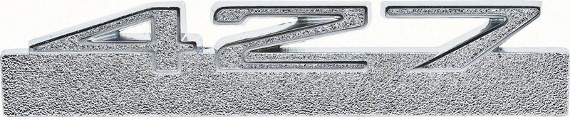 1969 Chevrolet Camaro|Nova Fender/Hood Emblem 427 w/ Bar