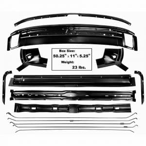 1969 Chevy Camaro Roof Panel Brace/Bow Kit
