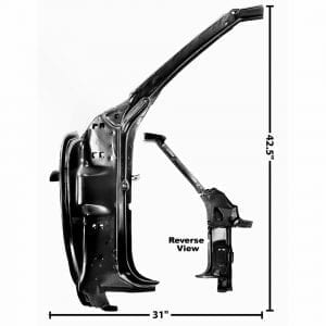 1969 Chevy Camaro or Pontiac Firebird Door Frame Inner Driver Side (LH)