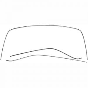 1969 Chevy Camaro or Pontiac Firebird Molding Vinyl Top [Set Of 4]