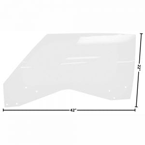 1969 Chevy Chevelle or Pontiac GTO Door Glass Left Coupe/Hardtop/Convertible Clear