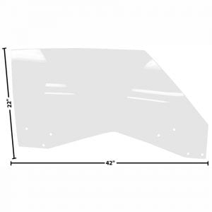 1969 Chevy Chevelle or Pontiac GTO Door Glass Right Coupe/Hardtop/Convertible Clear