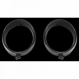 1969 Ford Mustang Headlamp Bezel Pair Inner Only