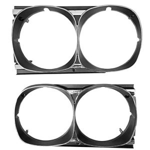 1969 Pontiac GTO Headlamp Bezel Pair-DYNPYF80