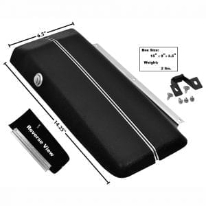 1970-1972 Chevy Chevelle Console Door Assembly with Hinge