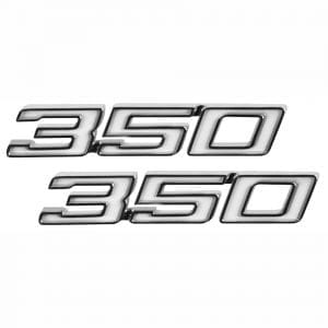 1970-1972 Chevy Chevelle Emblem Fender 350 Pair