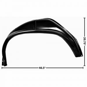 1970-1972 Chevy Chevelle Wheelhouse Outer Driver Side (LH) Convertible