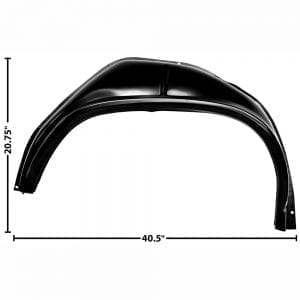 1970-1972 Chevy Chevelle Wheelhouse Outer Passenger Side (RH) Convertible