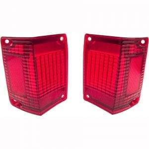 1970-1972 Chevy El Camino Tail Lamp Lens Pair