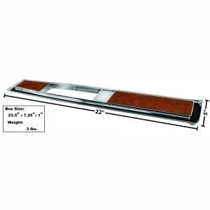 1970-1972 Chevy Monte Carlo Console Top Plate 4 Speed