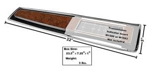 1970-1972 Chevy Monte Carlo Console Top Plate Auto-DYNM1580