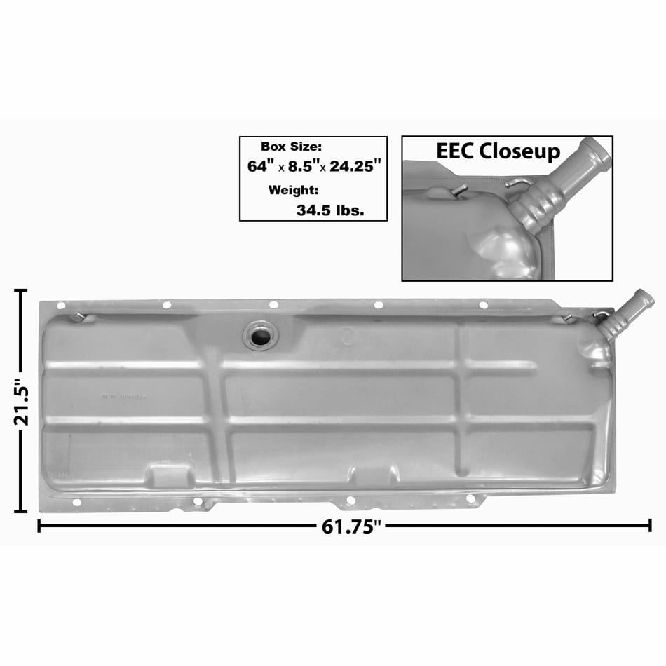 1970-1972 Chevy Pickup Truck Gas Tank with E.E.C 18 Gal