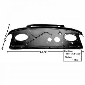 1970-1973 Chevy Camaro Package Shelf Panel