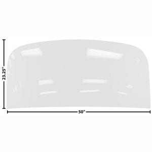 1970-1974 Chevy Camaro Rear Window Glass Clear