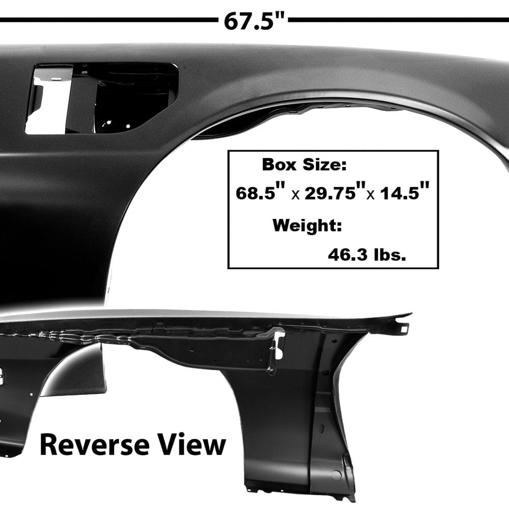 1970-1981 Pontiac Trans Am Fender Passenger Side (RH) Trans Am
