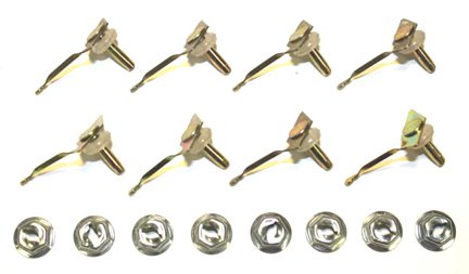 1970 Dodge Challenger Hood Lip Molding Clip Kit-SWA-270273