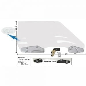 1970 Ford Mustang Door Glass Kit Driver Side (LH) Coupe/Convertible