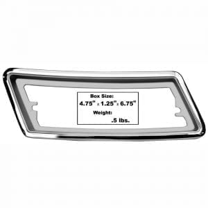 1970 Ford Mustang Front Marker Lamp Bezel Passenger Side (RH)