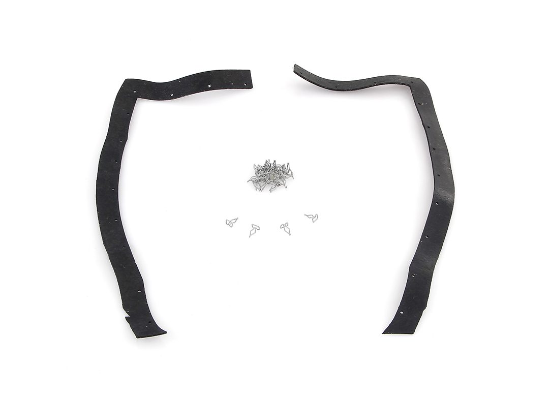 1970 Plymouth Belvedere|GTX|Road Runner|Satellite Fender Splash Shield Seals Front w/Clips-FDCF-FSF6