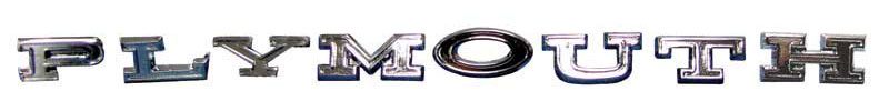 1970 Plymouth Belvedere|GTX|Road Runner|Satellite|Superbird Tail Light Panel Emblem