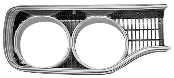 1970 Plymouth Road Runner Headlamp Bezel