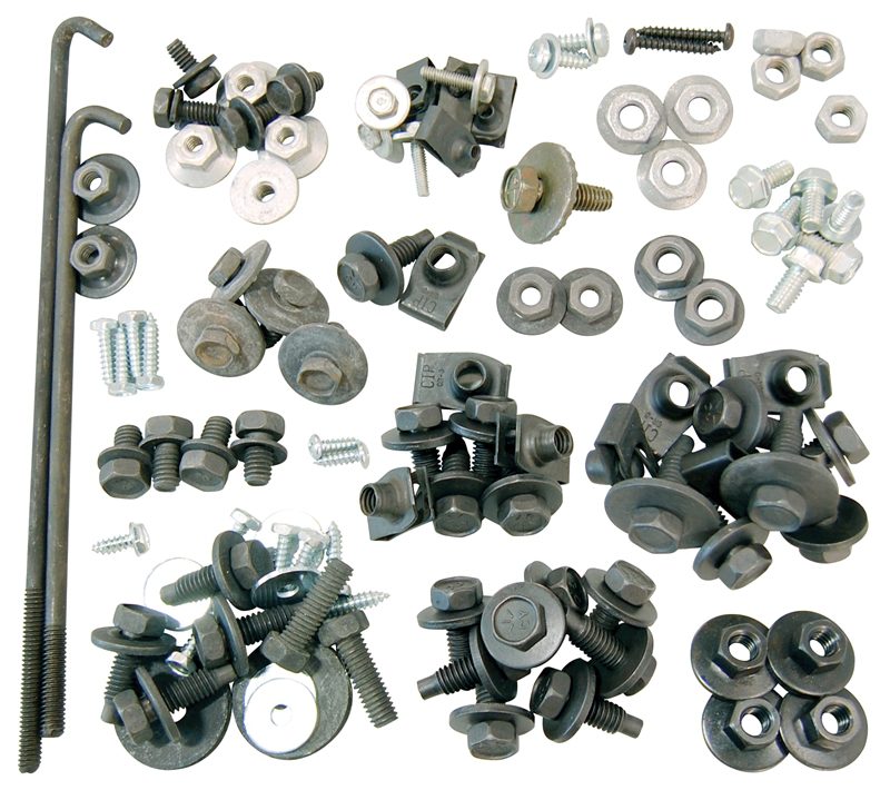 1970 Plymouth|Dodge Charger|Coronet|Super Bee|Belvedere|GTX|Road Runner|Satellite|Superbird Under Hood Bolt Kit-SWA-270706