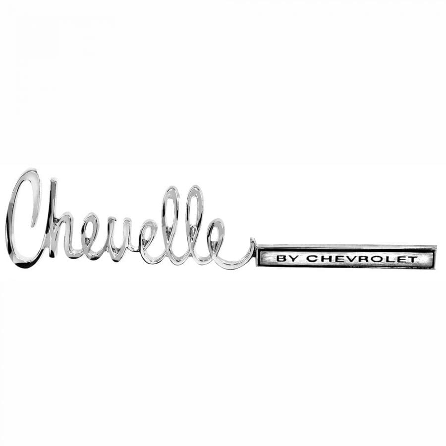 1971-1972 Chevy Chevelle Emblem Trunk Chevelle By Chevy